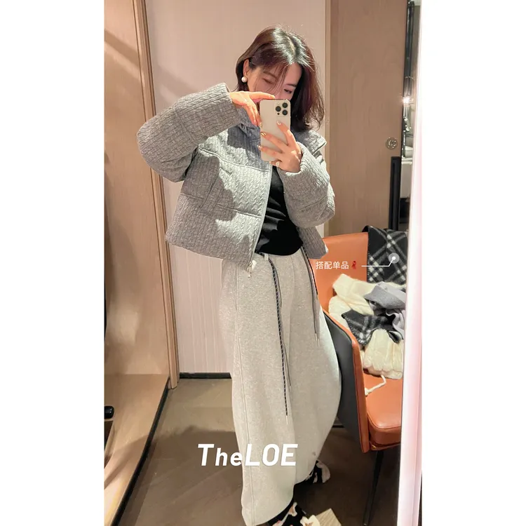 TheLOE/【加绒夫夫卫裤】789g百搭宽松抽绳加绒卫裤#LE-25Y8312