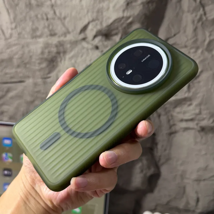 磁吸软边瓦楞适用华为Mate70pro+手机壳磨砂Mate60Pro+防摔保护套