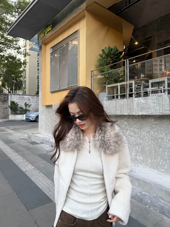 3-SMILEME【暖林漫步】秋冬羊毛混纺气质百搭针织衫毛衣MK14425412