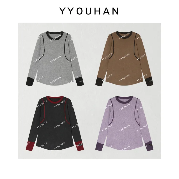 YYOUHAN 2025新款【轻盈姿态】早秋定制薄纱衫慵懒针织衫 2508C5225