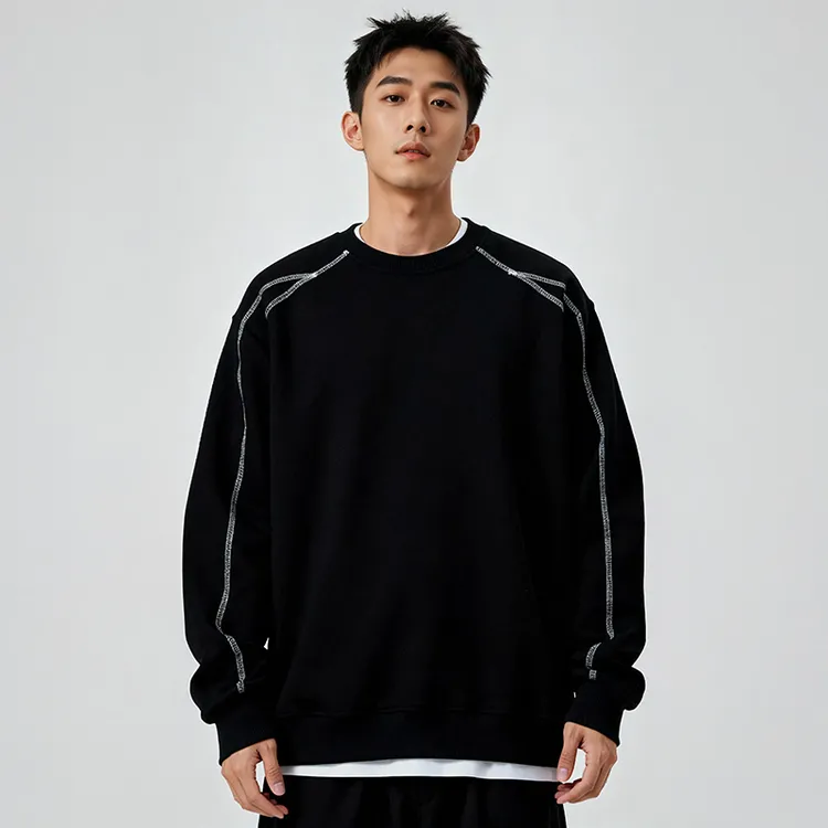 【加绒加厚】300斤大码男装美式潮牌加肥加大码加绒加厚卫衣秋冬款