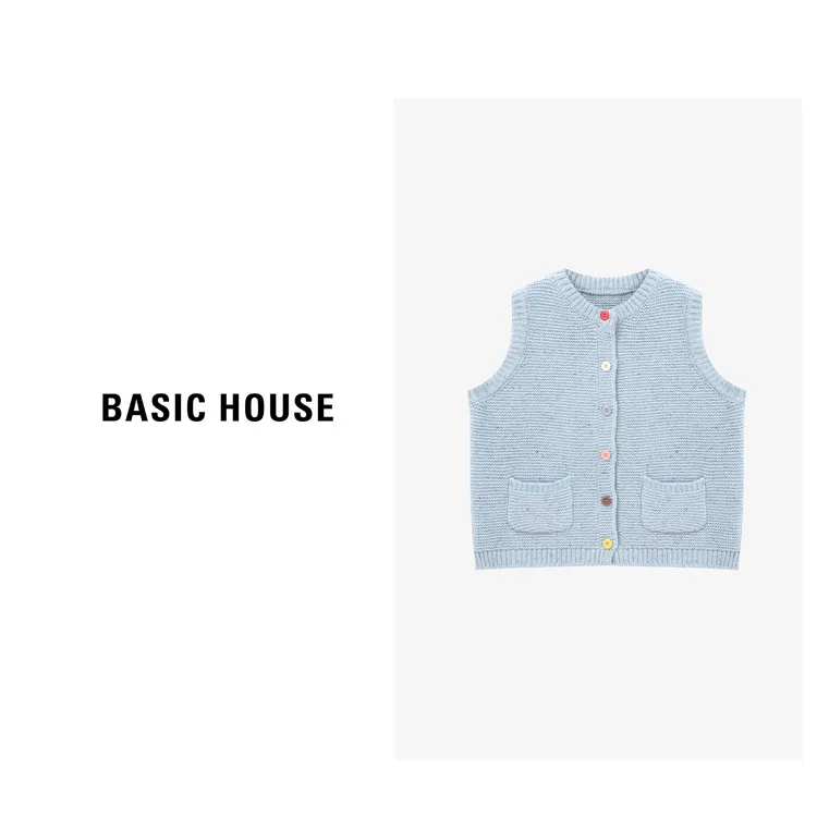Basic House/百家好甜美马甲上衣独特漂亮小衫B0625B5LHG2