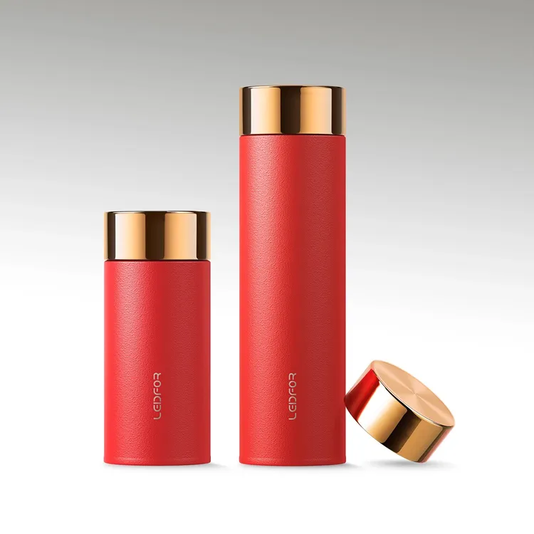 【ROSE玫瑰】小巧纯钛保温杯18K镀金盖杯子送女友高档礼盒便携式