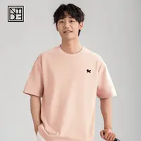 夏季新款果冻棉小狗T恤时尚百搭简约圆领短袖66739
