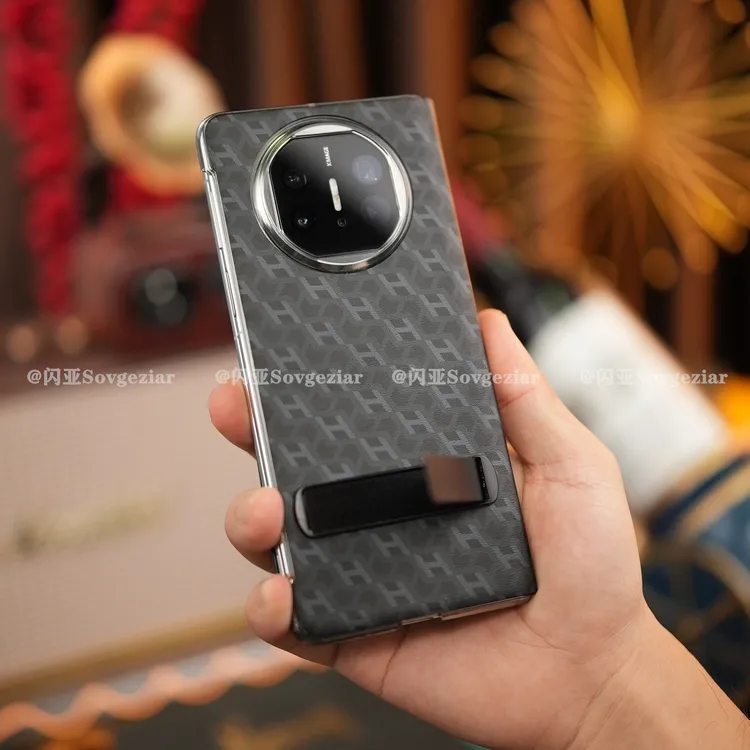 【智能皮套+一字支架】适用于华为Mate X6手机壳典藏版裸机X5羽纱