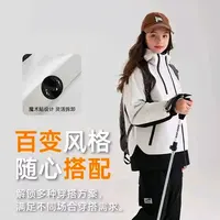 黑科技防水高效保暖户外儿童冲锋棉衣98985