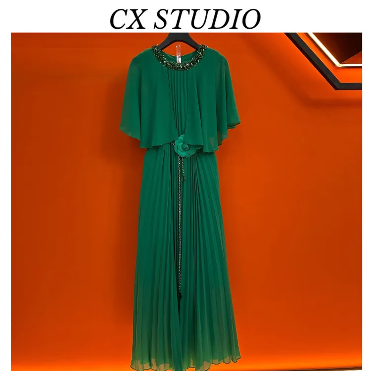 YC编码89 经典收腰轻奢时尚夏季连衣裙（定制女装）TG794