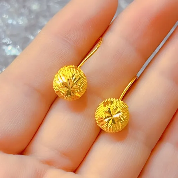 合金亚克力耳饰 民族风浅金金色朋克风欧美风耳环耳饰百搭饰品