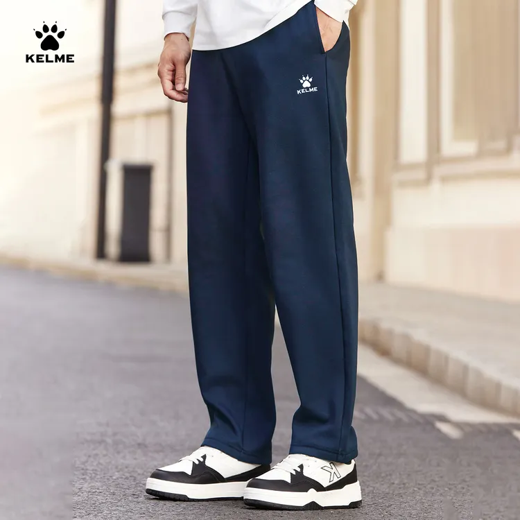 卡尔美加绒卫裤百搭直筒裤秋冬保暖运动长裤男女休闲裤|潮流新品