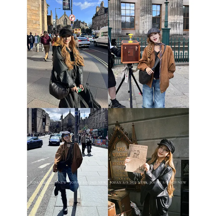 【CHASINGLIGHT】|爱丁堡皮衣|麂皮外套 日系翻领夹克 W2811/661号