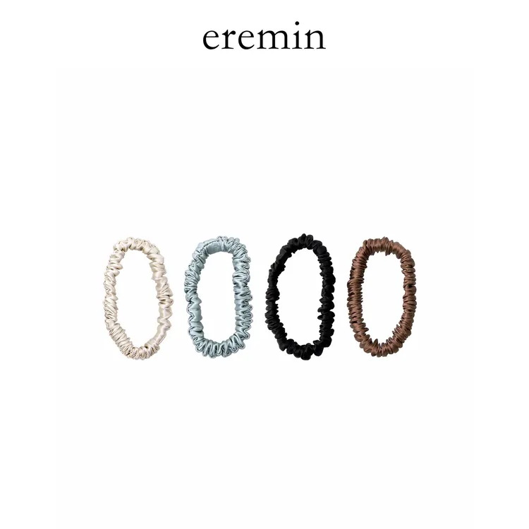 Min 真丝大肠圈1cm小发圈护发蚕桑丝头绳