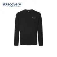 Discovery探索户外运动训练服羊毛圆领休闲长袖T恤男25秋冬RL3O0