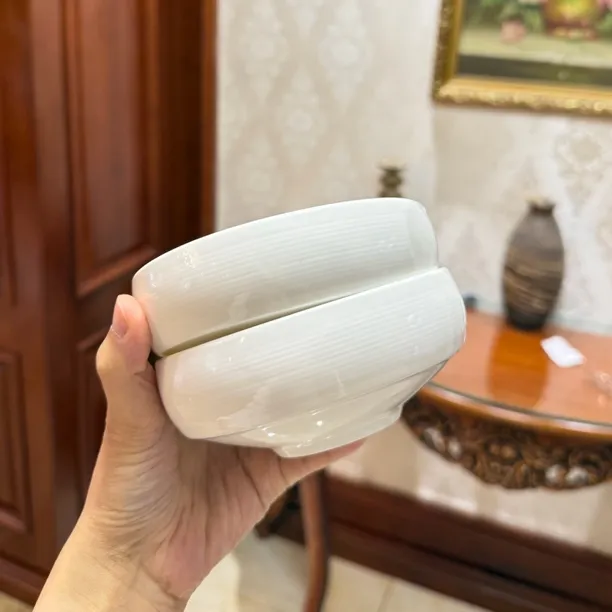 肥嘟嘟4.75寸星辰米饭碗高级酒店纯白色