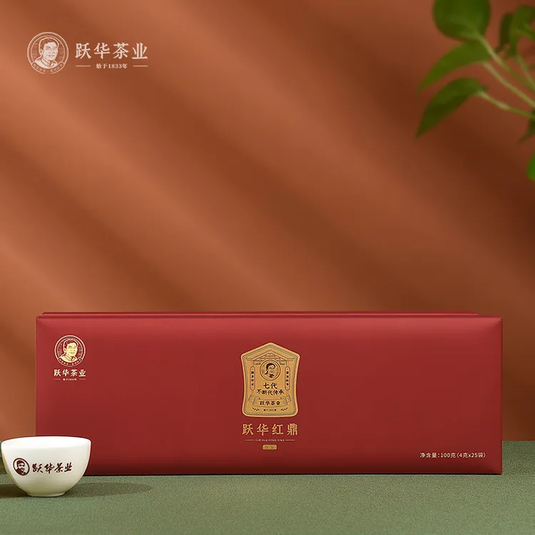 跃华红鼎红茶四川工夫红茶发酵茶礼盒装100克