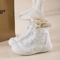 女士英伦风经典靴子雪地靴棉鞋加棉板鞋2333/A07