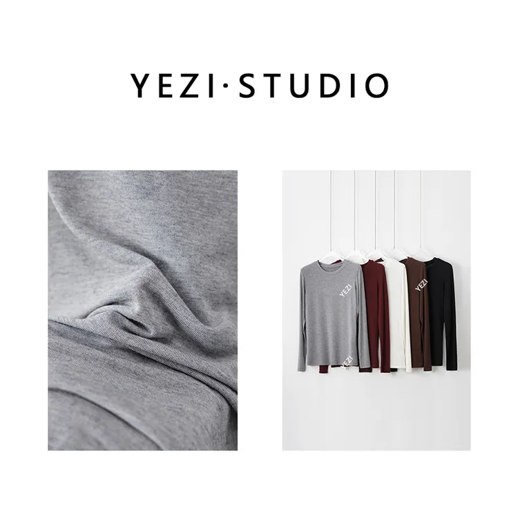 【羊绒T】日本进口东洋纺致绸牛奶蛋白山羊绒自发热美肤T恤25317019