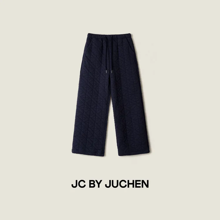 水洗软软的面料城市户外兼备日系秋冬锁温可束脚棉裤FW201006-195