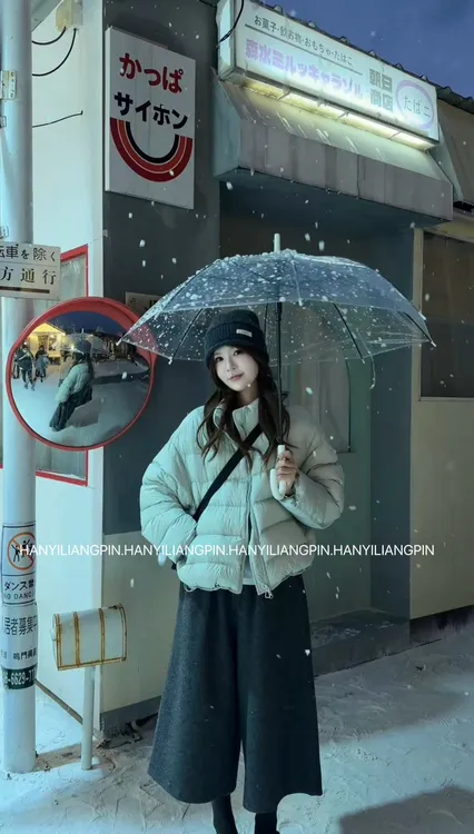 【立领羽绒服】韩版排骨款羽绒服