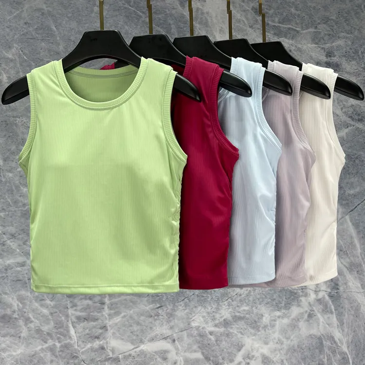 高级感速干运动上衣女显瘦修身跑步健身无袖背心普拉提户外瑜伽服