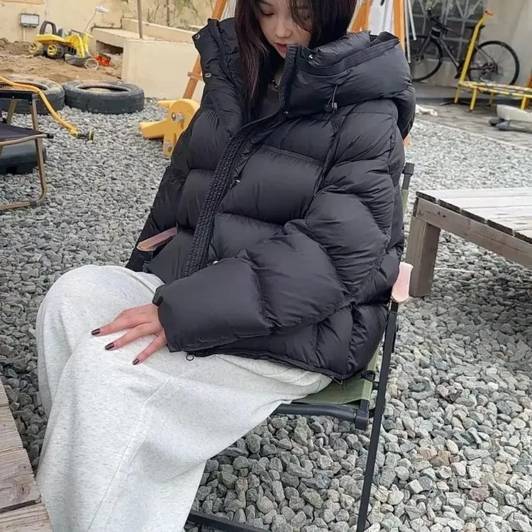 云朵泡芙款棉服跨境高端棉衣直播外贸高品质棉袄超轻小个子面包服