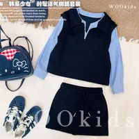WOOkids8【韩系少女】亲子兄妹童装设计师套装 W25080407
