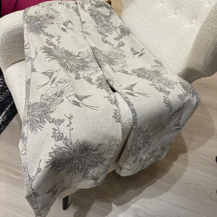 ZUOXIAOQI*莺语立体提花牛仔裤（裤长106-108）