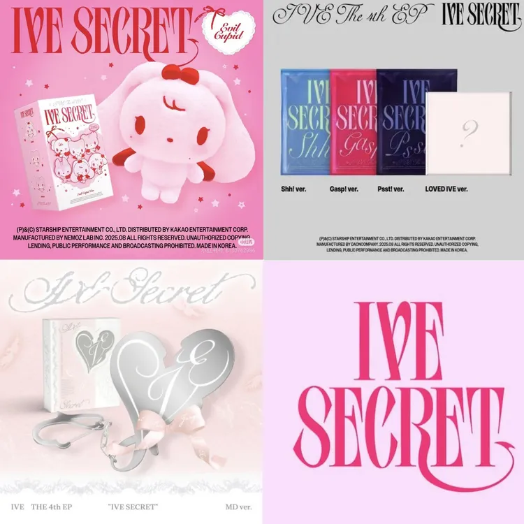 国现IVE限量版 娃专 芙 mini4 [secret] 新专未拆画册