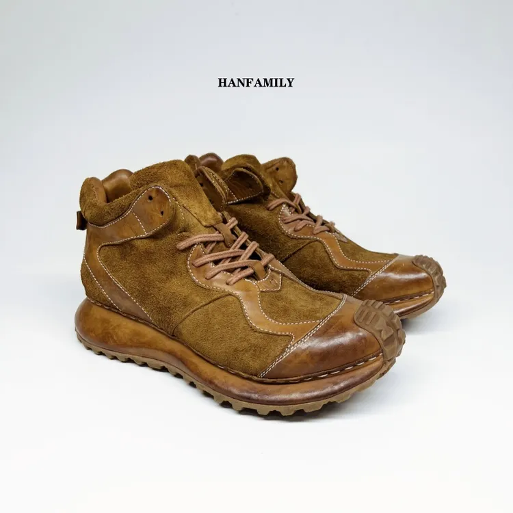 HAN FAMILY/大汉之家HANFAMILY/大汉之家新款高端马腰皮复古秋冬