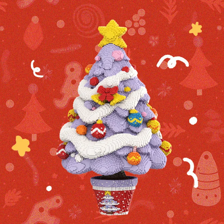 仙仙专属原创新款105厘米圣诞树电子图纸无纸质