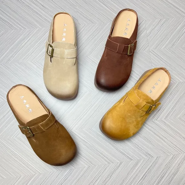 勃肯鞋头层牛皮：四工分牛筋大底：高端大气