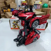 （福利）【礼盒装充电版】23厘米遥控变形兰博基尼超跑充电遥控车