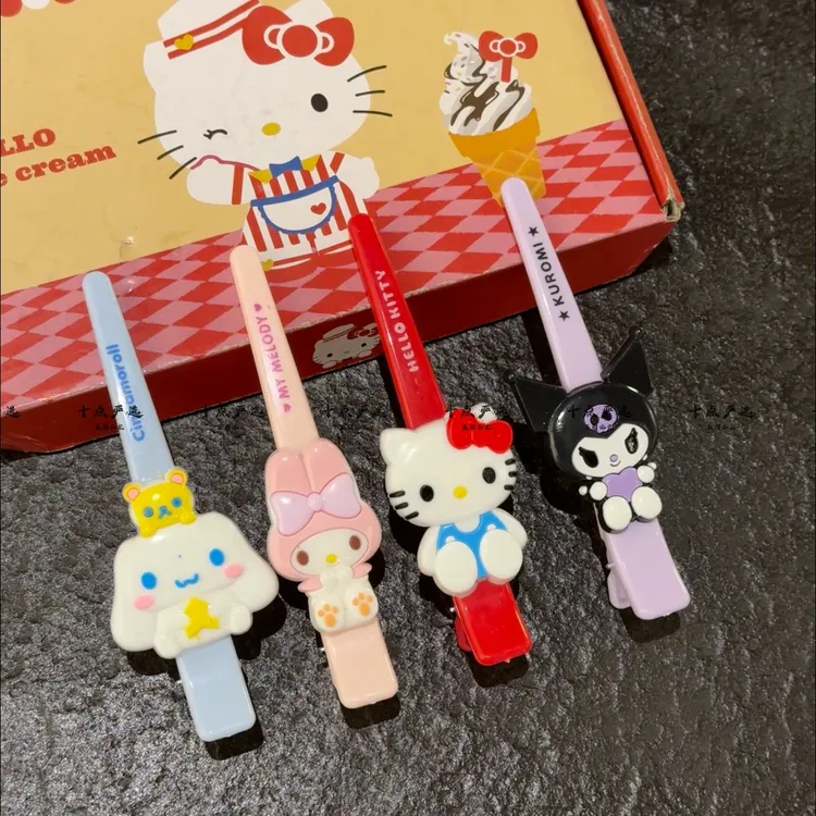三丽鸥kitty夹子发夹发卡发饰侧边夹库洛米美乐蒂玉桂狗ins