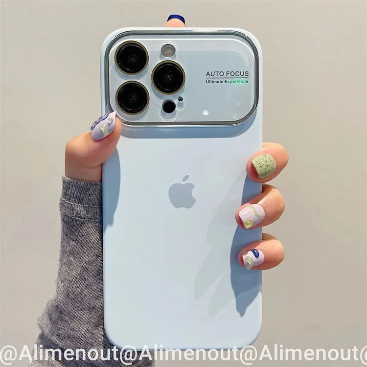 适用苹果16ProMax手机壳新款15液态硅胶iPhone14大视窗13全包防摔