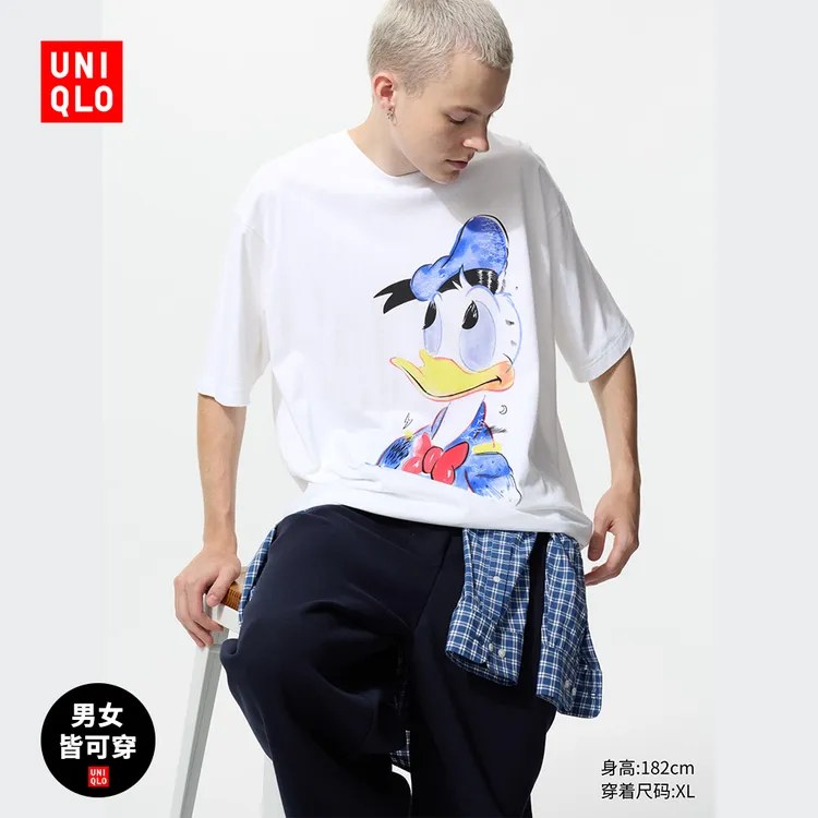 优衣库男装女装UT Disney印花T恤/短袖T恤481331