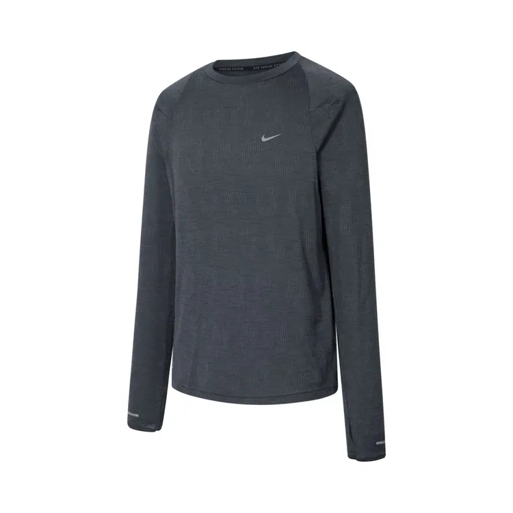 NIKE耐克2024男子AS M NK TFADV RUN LS TOP无领长T恤FZ1126-010