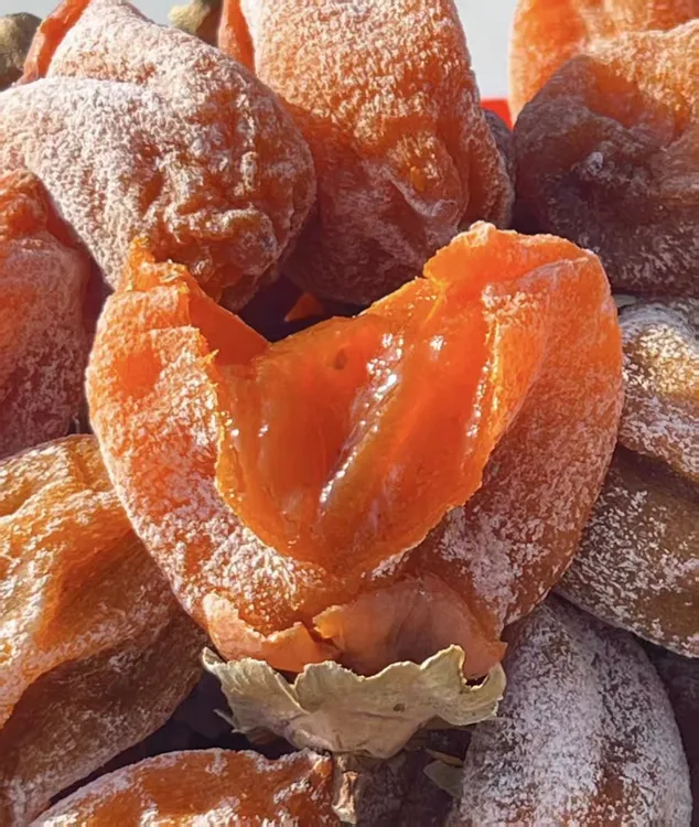 正宗陕西富平流心吊柿饼自然晾晒软糯香甜独立小包装