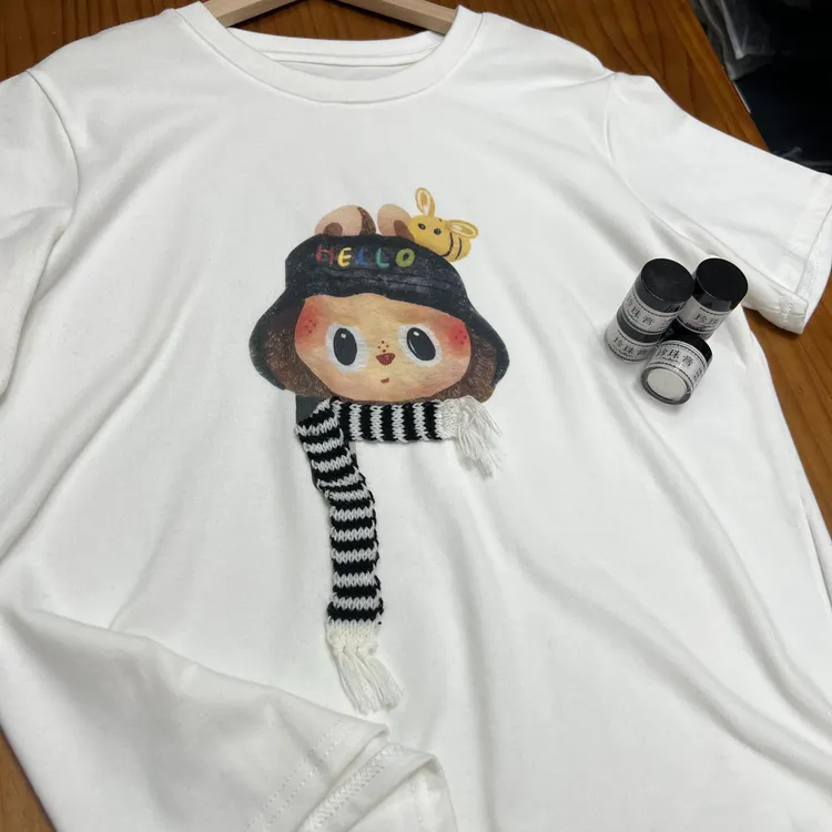 【久心家】重工休闲白T（珍珠膏祛痘膏）