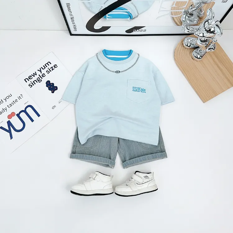 儿童夏短袖T恤夏季男童衣服夏装2025新款潮 AY25451 悠悠童话童装