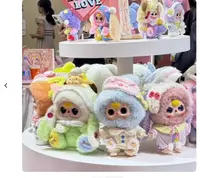 小怪 Baby three正版娃三岁甜梦400体毛绒盲盒可爱潮玩礼物娃娃