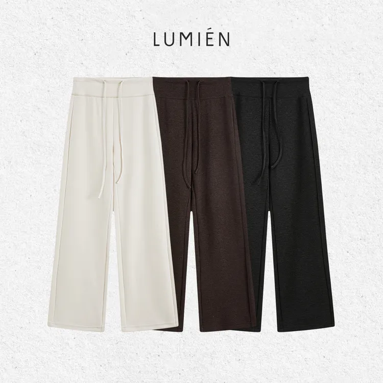 【LUMIEN 新品】松弛腔调感宽松简约版型绳随休闲裤LX5HKK139