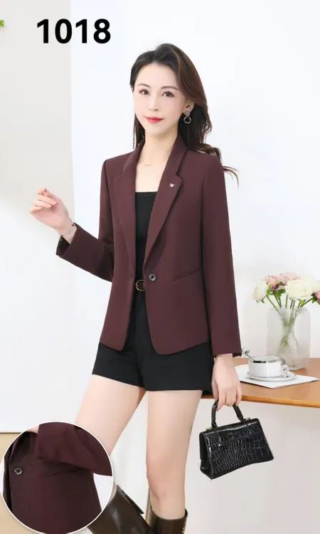 【SY411】西装外套女2025新款春秋职业气质休闲收腰高级感上衣西服