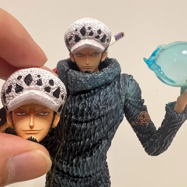 （鸡冠推荐）新品动漫周边摆件AS罗特拉法尔加.罗双替换头-可发光