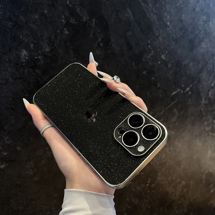 闪粉电镀手机壳适用iPhone16promax手机壳2025高级感苹果14新款13