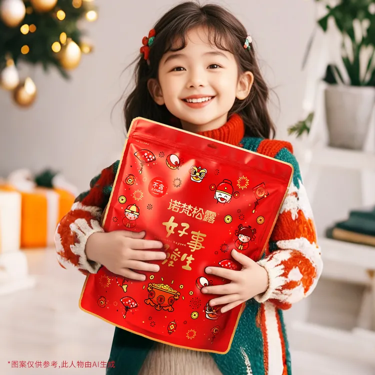 诺梵松露巧克力圣诞节糖果礼物零食送女友袋装500g新年款