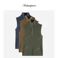 M.SHANGMEI.Z/沐熙【人间草木】美大哥百搭通勤针织背心X082986