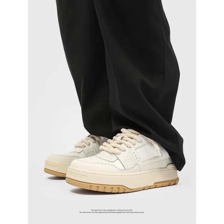 【香港DcSU&Shoes官方正品】休闲板鞋国潮面包鞋厚底增高小众男鞋