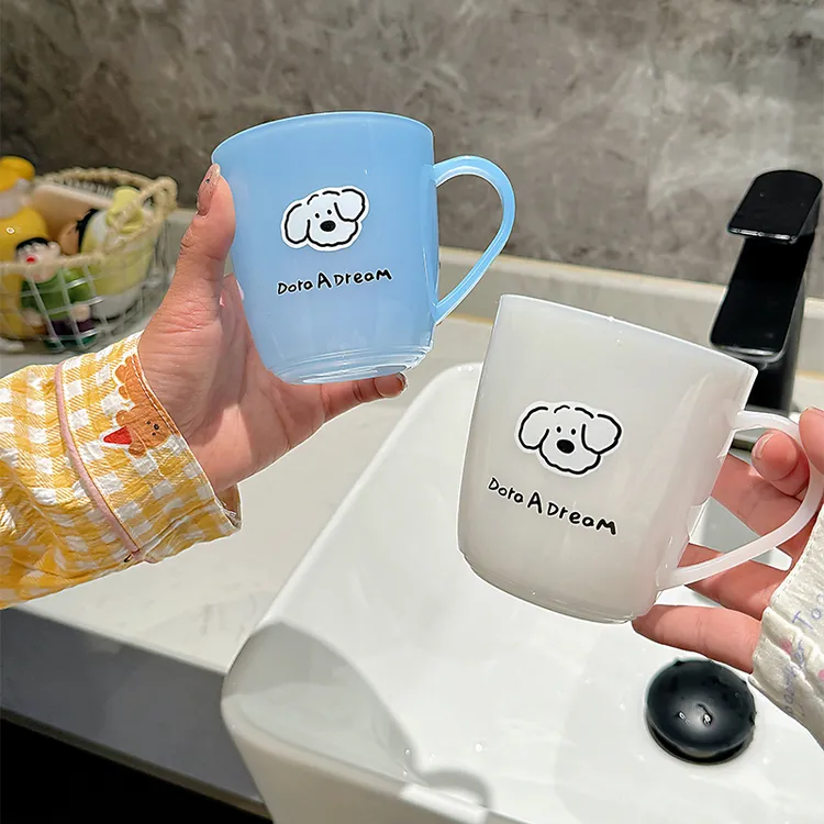 DoraADream果冻杯漱口牙杯高颜值卡通防摔卫生间成人情侣家用