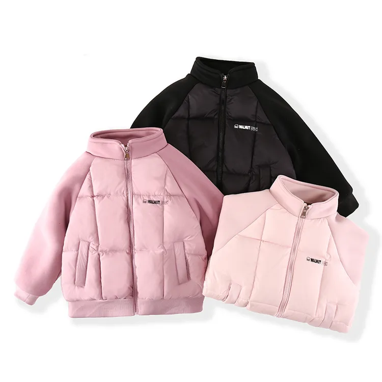 小黄鸭儿童羽绒内胆男女中大童冬季校服神器宝宝保暖外套HTXY015