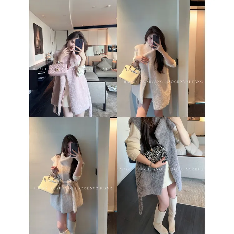 浩哥严选●雪的独白HGQ5WT3161A全羊毛外套预时尚气质保暖显瘦秋冬