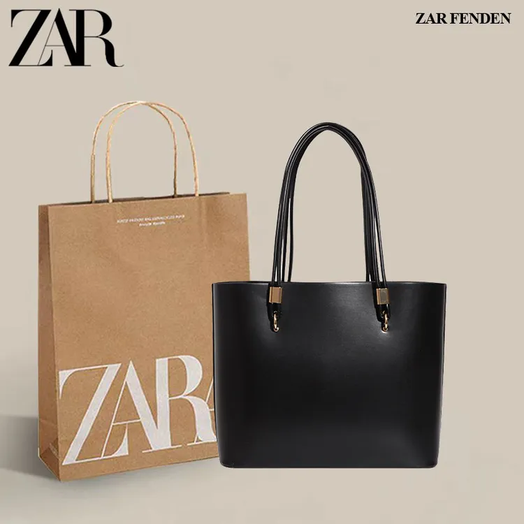 ZAR FENDEN女包2025新款高级感通勤包大容量托特包单肩包手提大包